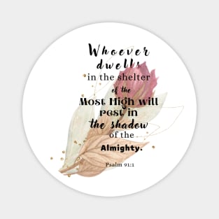 Psalm 91:1 Famous Bible Verses, Magnet